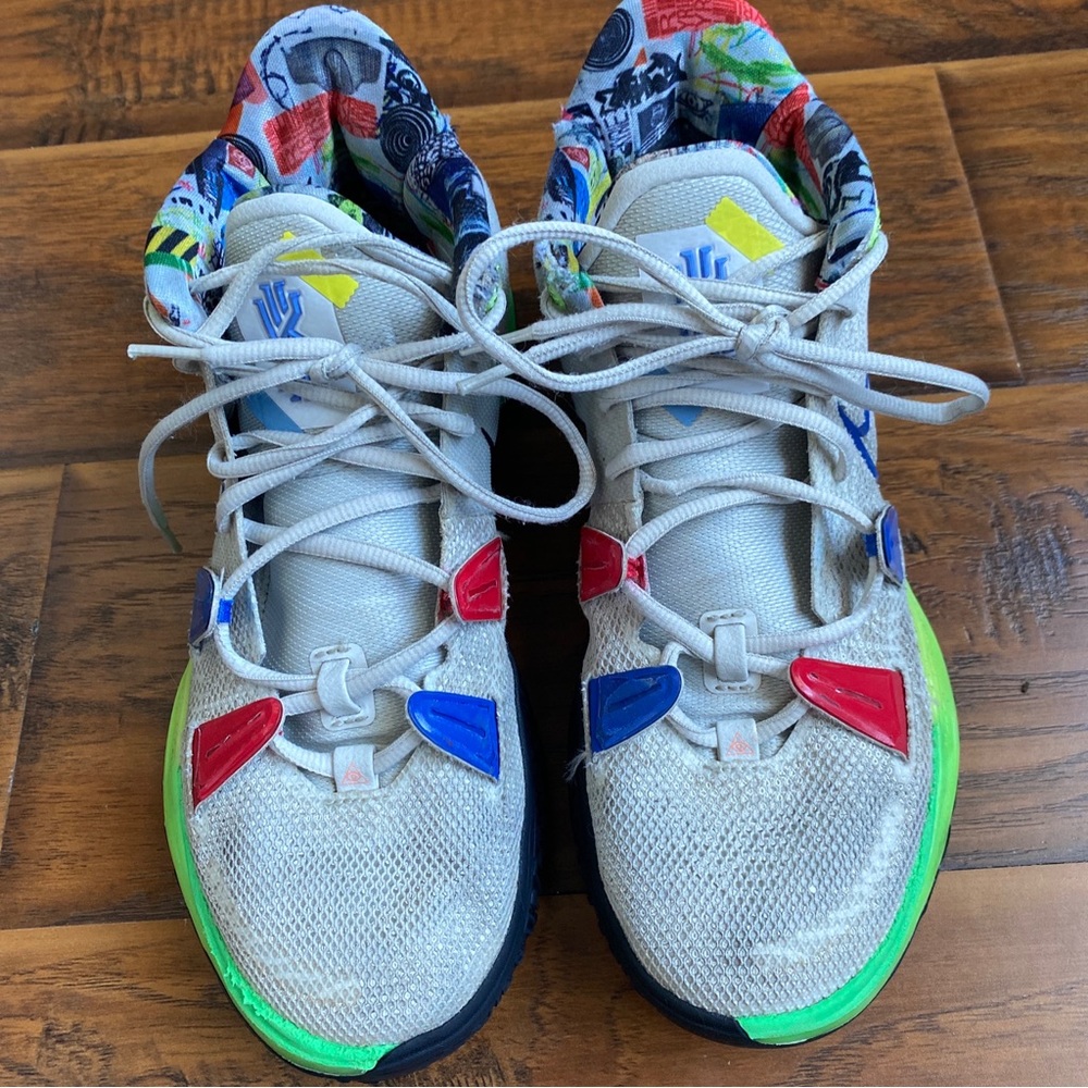 Nike Kyrie 7 'Visions' Basketball Shoes (DC9122-001) | Multi-Color - Sz 9.5